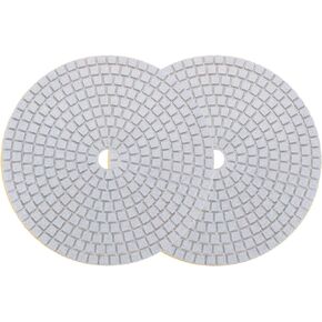 uxcell Diamond Polishing Pad 7-Inch 100 Grits Wet/Dry Grinding for Stone Concrete Marble Countertop Floor 2pcs