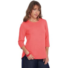 Zofi Soft Premium 3/4 Sleeve Knit Top