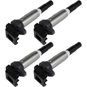 SCITOO Automotive Replacement Ignition Coil Pack for 207 1.6 L for Cooper 1.6 L for Cooper Countryman 1.6 L OE UF598 (4 PCS)