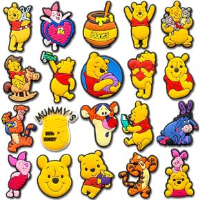 Cartoon Princess Shoe Charms Fits for Croc Clog Sandals Shoes Decoration, Cartoon Accessories Charms for Kid Boy Girl Party Favor Gifts