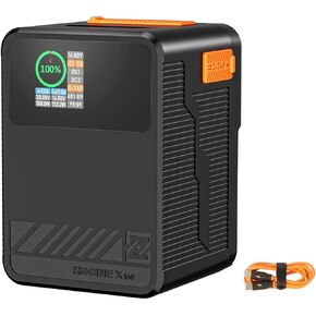 ZGCINE X160 V-Mount Battery,156Wh 14.8V Support PD Fast Charger with Dual USB-C,D-TAP,Dual DC Port for Camera Photography