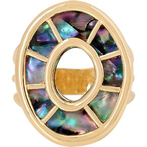 Robert Lee Morris Soho Abalone Caged Ring