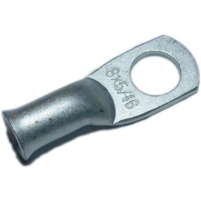 10 Pack of Marine Grade Wire Lugs, Wire Terminals, Battery Cable Ends, Closed End Ring Terminals (1 AWG | M8-5/16" Stud)