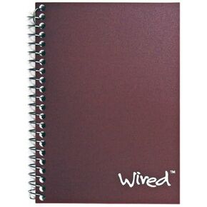 Top Flight Wired Personal Wirebound Notebook, 100 Sheets, College Rule, 7 x 5 Inches, 1 Notebook, Cover May Vary (33185)