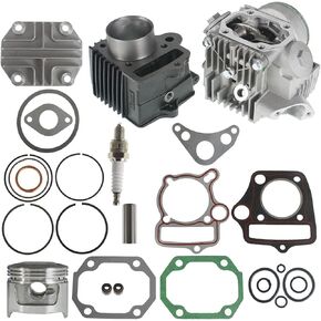 WFLNHB Cylinder Head Piston Gasket Top End Kit Replacement for Honda CRF70 XR70 ATC70 12101-GB0-910 12101-087-000 12101-087-010 12101-HB2-000 12101-098-670 12101-098-671