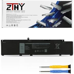 ZTHY MV07R Laptop Battery Replacement for Dell G3 15 3500 3590 3700 3790 G5 5500 5505 SE Series JJRRD 0JJRRD 266J9 72WGV W5W19 P89F MVO7R PN1VN M4GWP 15.2V 68Wh