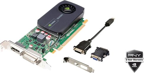 NVIDIA Quadro 600 by PNY 1GB DDR3 PCI Express Gen 2 x16 DVI-I DL and DisplayPort OpenGL, DirectX, CUDA, and OpenCL Professional Graphics Board, VCQ600-PB in Saudi Arabia