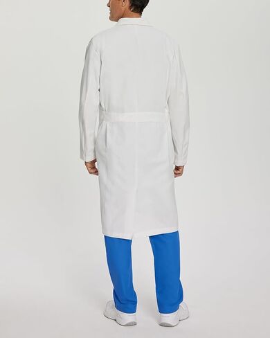 Landau mens Relaxed Fit 3-pkt 5-knot Cloth Button Full-length Lab Coat for Men 3138Medical Lab Coat in Saudi Arabia