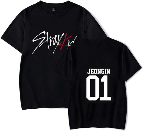 تي شيرت Kpop Jisung Felix Hyunjin Woojin Minho تي شيرت للجنسين تي شيرت in Kuwait