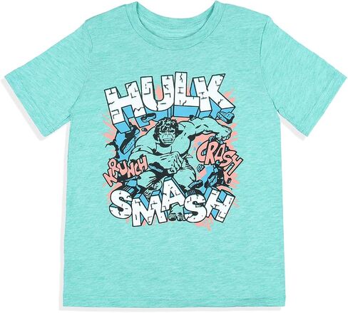 تي شيرت برسومات قابلة للتجميع من Marvel Boys Hulk Krunch Crash Smash in Saudi Arabia