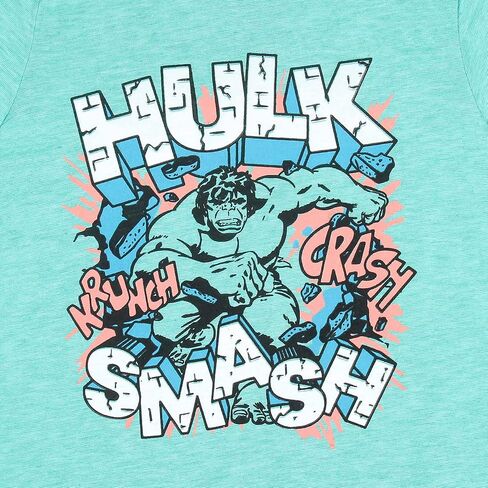 تي شيرت برسومات قابلة للتجميع من Marvel Boys Hulk Krunch Crash Smash in Saudi Arabia