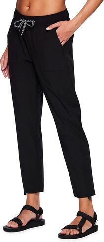 Avalanche Women's Woven Ankle Pant Breathable Quick Drying Outdoors Hiking Pant with Pockets in Saudi Arabia