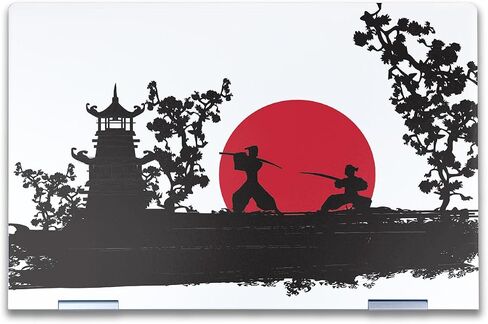 غلاف كمبيوتر محمول متوافق مع HP Envy x360 14 بوصة (2023) - Nihon Samurai - غطاء لاصق واقٍ من الفينيل الفاخر 3M - سهل الاستخدام | صُنع في الولايات المتحدة الأمريكية بواسطة MightySkins in Saudi Arabia