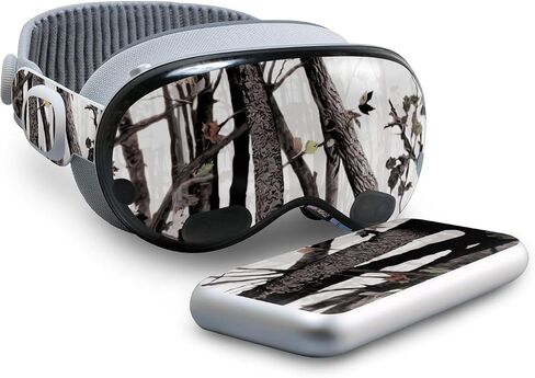Carbon Fiber VR Skin Compatible with Apple Vision Pro - Primary Honeycomb - Premium 3M Vinyl Protective Wrap Decal Cover - Easy to Apply | Crafted in The USA by MightySkins in Saudi Arabia