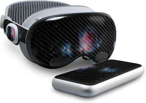 Carbon Fiber VR Skin Compatible with Apple Vision Pro - Primary Honeycomb - Premium 3M Vinyl Protective Wrap Decal Cover - Easy to Apply | Crafted in The USA by MightySkins in Saudi Arabia