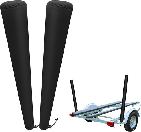 DECOHS 48 Inch Boat Trailer Guide Pole Cover- Neoprene Boat Trailer Guide Protective Cover- Heavy Duty Marine Trailer Guide Poles Cover for Jet Ski Boat Sailboat Trailer (Set of Two) in Saudi Arabia