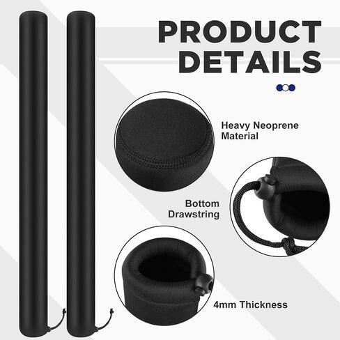 DECOHS 48 Inch Boat Trailer Guide Pole Cover- Neoprene Boat Trailer Guide Protective Cover- Heavy Duty Marine Trailer Guide Poles Cover for Jet Ski Boat Sailboat Trailer (Set of Two) in Saudi Arabia