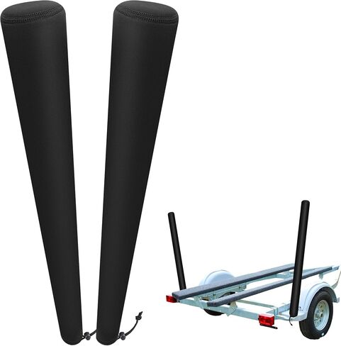 DECOHS 48 Inch Boat Trailer Guide Pole Cover- Neoprene Boat Trailer Guide Protective Cover- Heavy Duty Marine Trailer Guide Poles Cover for Jet Ski Boat Sailboat Trailer (Set of Two) in Saudi Arabia