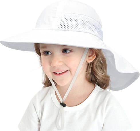 Durio Baby Sun Hat UPF 50+ Sun Protection Kids Sun Hat Baby Boy Girl Sun Hat Summer Beach Bucket Hats Toddler Sun Hat in Saudi Arabia