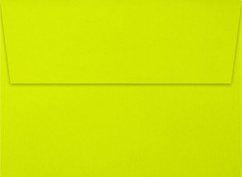 LUXPaper A7 Invitation Envelopes | Peel & Press | 5 1/4" x 7 1/4" | Wasabi Green | 80lb. Text | 50 Qty in Saudi Arabia