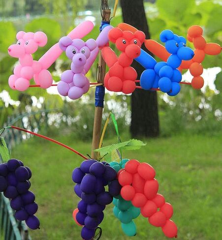 100Pcs 260 Balloons Multi Long Balloons for Balloon, Premium Quality Latex Twisting Balloons for Animals Modeling Christmas Birthday Wedding Party Decorations in Saudi Arabia