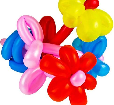 100Pcs 260 Balloons Multi Long Balloons for Balloon, Premium Quality Latex Twisting Balloons for Animals Modeling Christmas Birthday Wedding Party Decorations in Saudi Arabia