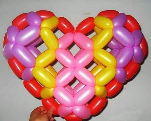 100Pcs 260 Balloons Multi Long Balloons for Balloon, Premium Quality Latex Twisting Balloons for Animals Modeling Christmas Birthday Wedding Party Decorations in Saudi Arabia