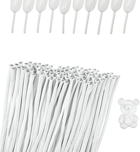 100Pcs 260 Balloons Multi Long Balloons for Balloon, Premium Quality Latex Twisting Balloons for Animals Modeling Christmas Birthday Wedding Party Decorations in Saudi Arabia
