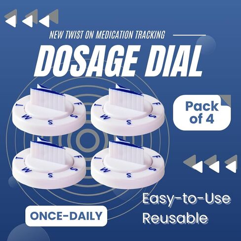 Twistwise™ Once Daily Dosage Tracking Dial - Two Pack in Saudi Arabia