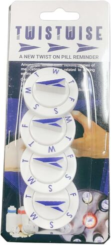 Twistwise™ Once Daily Dosage Tracking Dial - Two Pack in Saudi Arabia