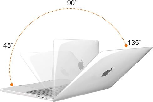 حافظة MOSISO متوافقة مع جهاز MacBook Pro مقاس 15 بوصة إصدار 2019 2018 2017 2016 إصدار A1990 A1707 مع شريط لمس، غطاء حماية بلاستيكي صلب وواقي شاشة، شفاف كريستالي in Saudi Arabia
