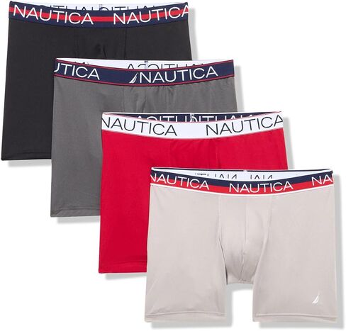 Nautica Men's 4-Pack Limited Edition Micro Boxer Briefs in Saudi Arabia