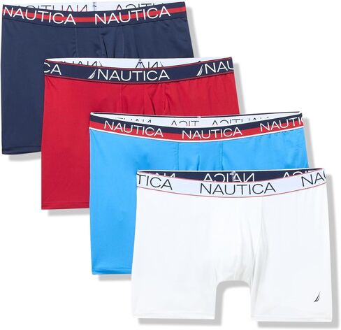 Nautica Men's 4-Pack Limited Edition Micro Boxer Briefs in Saudi Arabia