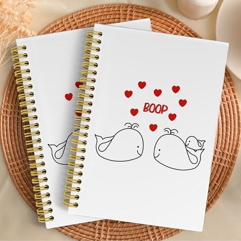 دفتر يوميات القطط - هدايا القطط لمحبي القطط، دفتر Kawaii، مجلة القطط، دفتر ملاحظات حلزوني مقاس 5.5×8.3 مع 164 صفحة in Saudi Arabia