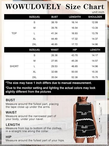 WOWULOVELY Womens 2 Piece Summer Outfits Sleeveless Tank Crop Tops Shorts Lounge Sets Pajama Set with Pockets in Saudi Arabia