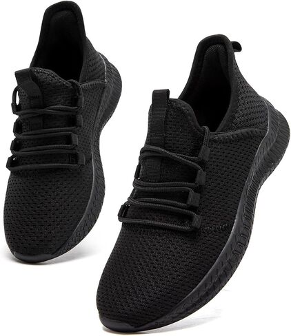 Mens Gym Running Shoes Slip-On Tennis Shoes Non Slip Breathable Workout Sneakers for Walking Jogging in Saudi Arabia