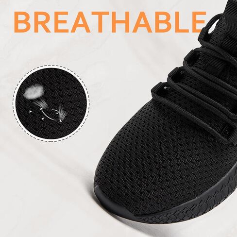 Mens Gym Running Shoes Slip-On Tennis Shoes Non Slip Breathable Workout Sneakers for Walking Jogging in Saudi Arabia