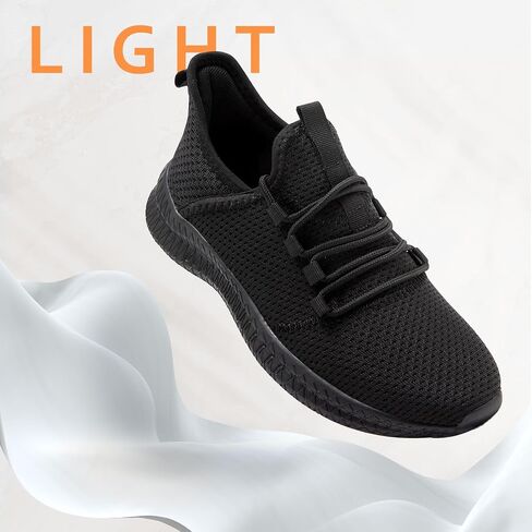 Mens Gym Running Shoes Slip-On Tennis Shoes Non Slip Breathable Workout Sneakers for Walking Jogging in Saudi Arabia