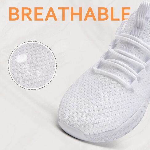 Mens Gym Running Shoes Slip-On Tennis Shoes Non Slip Breathable Workout Sneakers for Walking Jogging in Saudi Arabia