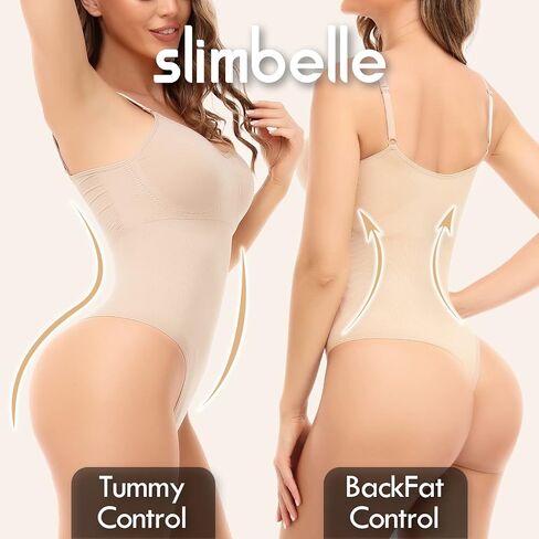 بدلة للجسم من سليمبيل للنساء للتحكم في البطن مع حمالة صدر مدمجة قطعة واحدة للنحت in Kuwait