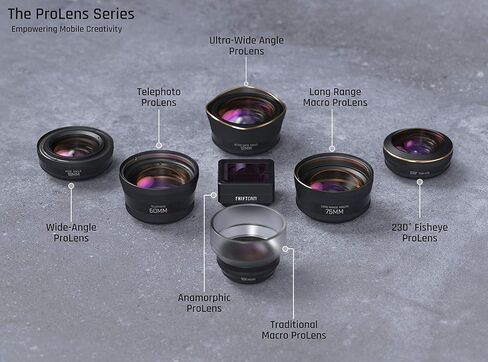 عدسة ShiftCam طويلة المدى 75 مم لهواتف iPhone وAndroid - التقط عالم الماكرو أثناء الحركة - تسليط الضوء على التفاصيل المعقدة مع عمق جميل للمجال in Kuwait