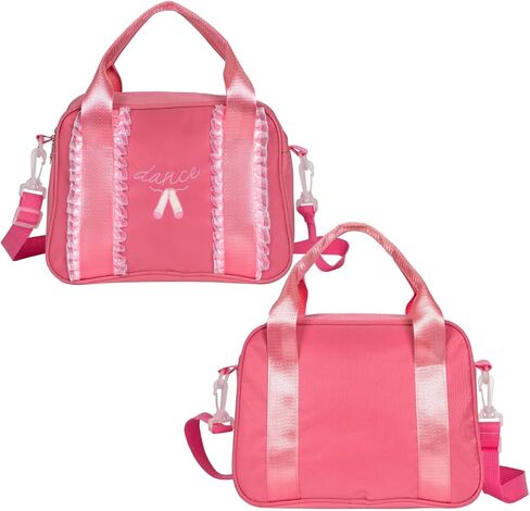 حقائب رقص الباليه للفتيات، حقيبة باليه للأطفال الصغار، حقائب راقصة الباليه للأطفال باللون الوردي، صغيرة، وردي (008) in Kuwait