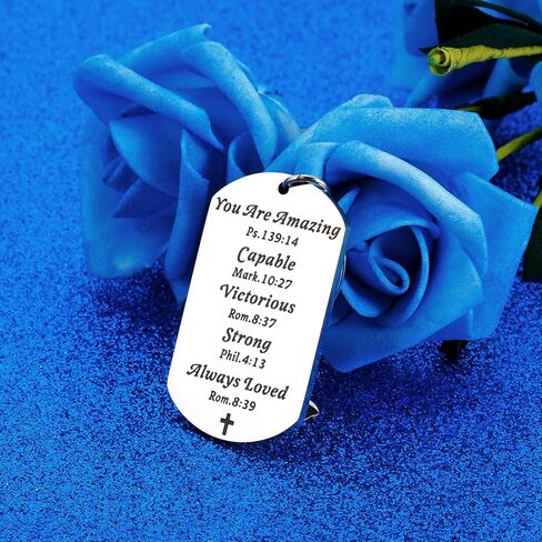 Christian Gifts for Graduate 2024 Graduation Gifts 2024 Inspirational Christian Keychains for Women Men Religious Baptism Confirmed Gifts for College Teens Boys Girls Christmas Stocking Stuffers in Saudi Arabia