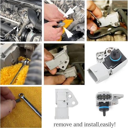 30650015 0261230110 JCCGLOBAL Fuel Injection Pressure Sensor compitable with Volvo S60 2001-2005 2.3L,2003-2009 2.5L,S80 2.5L 2.8L 2.9L 3.0L 3.2L 4.4L,V70 2000-2010,XC70 2003-2010,XC90 2003-2011 in Saudi Arabia