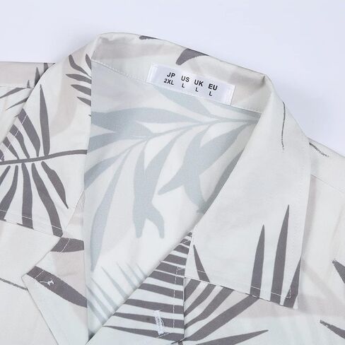 ELETOP Men's Hawaiian Shirt Quick Dry Tropical Beach Shirts Short Sleeve Aloha Holiday Casual Cuban Shirts in Saudi Arabia