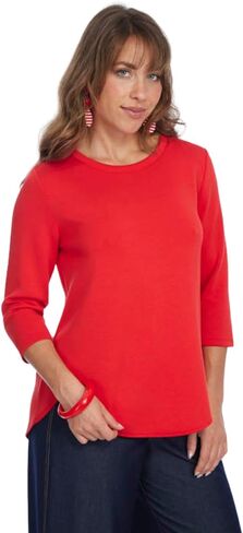 Zofi Soft Premium 3/4 Sleeve Knit Top in Saudi Arabia