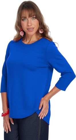 Zofi Soft Premium 3/4 Sleeve Knit Top in Saudi Arabia