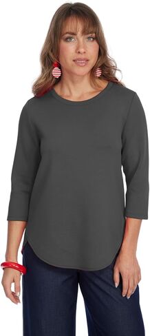 Zofi Soft Premium 3/4 Sleeve Knit Top in Saudi Arabia