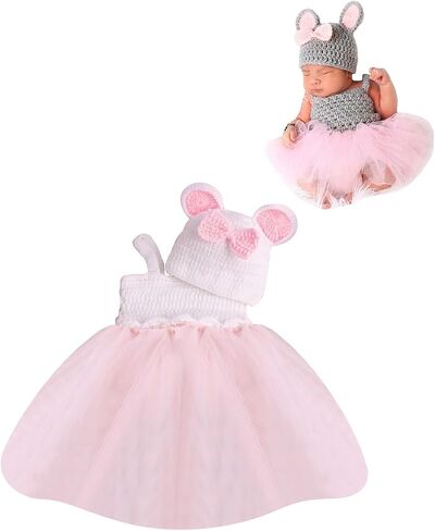 Newborn Photography Outfits Girl Baby Photo Tutu Dress Newborn Photoshoot Romper Baby Picture Lace Outfit in Saudi Arabia