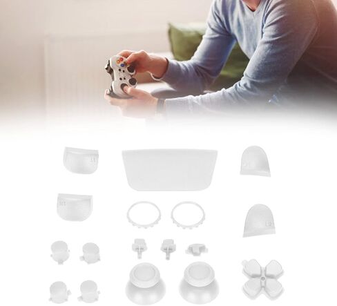 أزرار وحدة تحكم Ps5، وأزرار خلفية Ps5، ومجاديف لاستبدال وحدة تحكم Ps5 D-pad R1 L1 R2 L2 مشغلات خيارات المشاركة وأزرار الوجه المتوافقة مع وحدة تحكم ps5 in Saudi Arabia